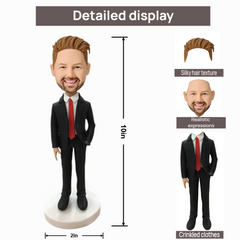 Individuelles Wackelkopf-Andenken – Personalisierte Wackelkopfpuppe, perfektes Geburtstags- oder besonderes Anlassgeschenk für Familie und Freunde